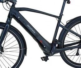 Prophete Fahrräder 28 Zoll Elektro Fahrrad Trekking Urban E Bike Pedelec Shimano 8 Gang Disc Scheibenbremsen schwarz