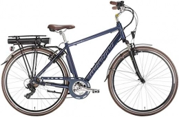 Montana Bike Fahrräder 28 Zoll Elektro Herren Fahrrad Montana E-Bluecity Deluxe, Farbe:blau, Rahmengröße:54cm