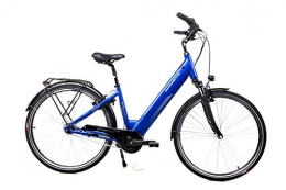 SAXONETTE Fahrräder 28 Zoll Saxonette Elektro Fahrrad E Bike Pedelec Shimano 7 Mittelmotor Rcktritt dunkelblau