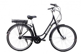 SAXONETTE Fahrräder 28 Zoll Saxonette Fashion Plus Elektro Fahrrad E Bike Pedelec Shimano 7 Gang 36 V / 11, 6 schwarz matt