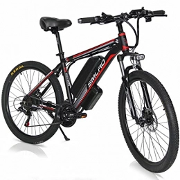SMLRO Elektrofahrräder 29 Zoll Elektrofahrrad Mountainbike Ebike für Erwachsene, Elektrisches Fahrrad mit Abnehmbarer 48V 13Ah Lithium-Batterie und 500W / 1000W Hinterradmotor