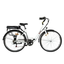 2Flash Elektrofahrräder 2Flash City E-Bike | Model AL1 (Weiss)