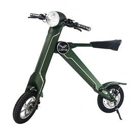 ACC Fahrräder ACC Faltendes elektrisches Fahrrad, stilvoller intelligenter tragbarer Roller, mit beleuchteter LCD-Geschwindigkeits-Anzeige Fernstart, Green