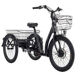 Adore Fahrräder Adore Cargo E-Bike Swing Lastenrad mit Li-Ion-Akku 3 Gänge Schwarz