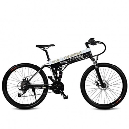 AIAIⓇ Elektrofahrräder AIAIⓇ 26"faltbares Ebike, 27-Gang-Mountainbike, 240 W, 48 V, 10 Ah, Rahmen und Felge aus Aluminiumlegierung, Vollfederung