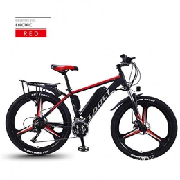 AKEFG Fahrräder AKEFG 36V 350W elektrisches Fahrrad Electric Mountain Bike 26inch E-Bike 27 Beschleunigt Mens Sport Mountainbike-Lithium-Batterie Hydraulische Scheibenbremsen, Rot