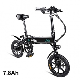 Akeny Fahrräder Akeny 1 STK Elektrisch Faltrad Faltbar Fahrrad Sicher Verstellbar Tragbar fr Fahrrad - Schwarz, 7.8Ah