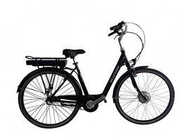 Allegro Elektrofahrräder Allegro Elegant 02 E-Bike City Damen 45cm 28 Zoll City Elektrofahrrad, Pedelec E-Fahrrad, Schwarz