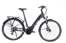 Allegro Elektrofahrräder Allegro Unisex – Erwachsene City S LTD 400 E-Bike, Schwarz, 45 cm