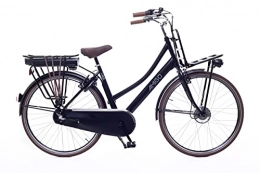 amiGO Elektrofahrräder Amigo E-Pulse - Elektrofahrrad für Damen - E-Bike 28 Zoll - Damenfahrrad mit Shimano 3-Gang - Geeignet ab 175-180 cm - Schwarz