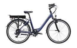 amiGO Elektrofahrräder AMIGO E-Vibe D2 Elektrofahrrad - E-Bike für Damen - Damenfahrrad 28 Zoll - Hollandrad mit Shimano 7-Gang - Geeignet ab 155-165 cm - Dunkelblau
