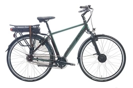 amiGO Fahrräder AMIGO E-Vibe S2+ Elektrofahrrad - E-Bike für Herren - Herrenfahrrad 28 Zoll - Hollandrad mit Shimano 7-Gang - Geeignet ab 165-170 cm - Dunkelgrün