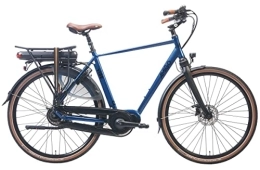 amiGO Elektrofahrräder Amigo E-Vibe S3 Elektrofahrrad - E-Bike für Herren - Herrenfahrrad 28 Zoll - Hollandrad mit Shimano 8-Gang - Geeignet ab 180-185 cm - Blau