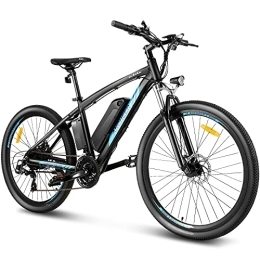 Ancheer Elektrofahrräder ANCHEER 27, 5 Zoll Elektro-Mountainbike für Erwachsene, E-Bike 250 W mit Lithium-Ionen-Akku 36 V 10 Ah, Elektrofahrrad mit LCD-Display, 21 Gang