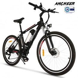 Ancheer Fahrräder ANCHEER e Bike Elektrofahrrad Mountainbike, 26 Zoll Reifen Elektrisches Fahrrad Ebike mit 250W bürstenlosem Motor und 36V 8Ah Lithium-Batterie Shimano 21 Gang
