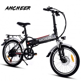 Ancheer Fahrräder ANCHEER Elektrofahrrad 26Zoll E- Bike Mountainbike, 25-50km / h Meilen Kilometerstand, 36V 8AH Abnehmbarer Akku and 21 Gang Getriebe (20 Zoll)