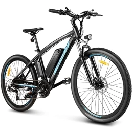 Ancheer Fahrräder ANCHEER Unisex – Erwachsene Elektrofahrrad 27, 5 Zoll ebike, blau, 27.5