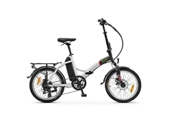 Argento Fahrräder Argento Unisex – Erwachsene Ar-bi-210002 Faltbare Feder E-Bike, Silber / schwarz, 250W
