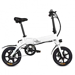 Art Jian Elektrofahrräder Art Jian 14 Zoll-Aluminiumlegierung Folding Elektro-Fahrrad, Minigröße Doppelstoßdämpfung Pendeln Ebike Electric Bikes