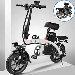 Art Jian City Electric Fahrrad, Elektro-Fahrrad Pendeln Ebike mit 350W Motor und 48V 8Ah Lithium-Batterie