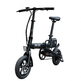 Art Jian Elektrofahrräder Art Jian Tragbare 12-Inch Erwachsener Folding Elektro-Fahrrad, Intelligent LCD Instrumententafel Lithium-Batterie High-Power Electric Bikes