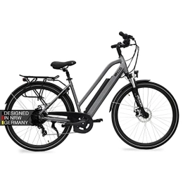 AsVIVA Fahrräder AsVIVA E-Bike 28" Trekkingrad B15-GS CityBike Tiefeinsteiger | 14, 0Ah Samsung Cell Akku mit bis zu 100 km Reichweite | 7 Gang Shimano Kettenschaltung | leistungsstarker 250W Hinterradmotor
