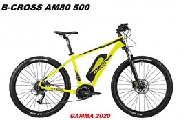 ATALA BICI Elektrofahrräder ATALA BICI B-Cross AM80 500 Gamma 2020, Yellow Black MATT, 18" - 46 cm