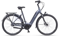 Winora Elektrofahrräder Batavus Finez E-go® Power Exclusive RT 625Wh Bosch Elektro Comfort City Bike (28" Wave 48cm, Techno Blue (Wave))