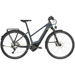 Bergamont Fahrräder Bergamont E-Helix Expert EQ Damen Pedelec Elektro Trekking Fahrrad grau / schwarz / grn 2019: Gre: 48cm (165-170cm)