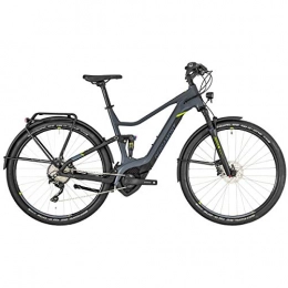 Bergamont Fahrräder Bergamont E-Helix FS Expert EQ Damen Pedelec Elektro Trekking Fahrrad grau / schwarz / grn 2019: Gre: 58cm (186-195cm)