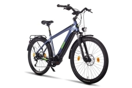 BEW Fahrräder BEW A7 E-Bike Herren 28 Zoll – Elektrofahrrad mit Shimano 9-Gang-Schaltung, 95NM Mittel-Motor und 804Wh Akku für bis zu 100km Reichweite – Electric Bike 25km / h für Trekking – Pedelec Damen