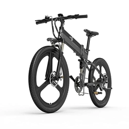 Bezior Fahrräder Bezior E-Mountainbike Faltbar Elektrofahrräder Herren 26 Zoll mit 48V 10.5Ah Fahrrad für Damen und Herren Shimano 7-Gänge X500PRO ebike für Pendeln zur Arbeit und Outdoor Reisen