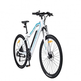 Bezior Fahrräder BEZIOR Elektrofahrrad 27.5" klappbares E-Citybike mit 48V 12.5Ah Lithium-Akku, 250W Heckmotor Hollandrad, E-Bike 25 km / h, Shimano-Übertragungssystem, Klettern: 35 °, Weiß
