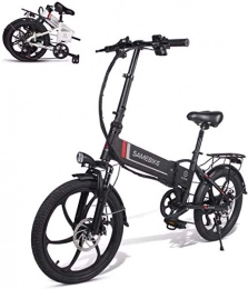 Bike Elektrofahrräder BIKE Elektrofahrrad Klappbares E-Bike - Elektrofahrrad Mit 48V 350W Motorfernbedienung Wei, Schwarz