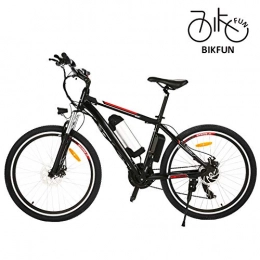 BIKFUN Fahrräder BIKFUN 26 Zoll E-Bike Elektrofahrrad mit 8 Ah / 12.5 Ah Lithium-Akku, Mountainbike Shimano 21-Gang 250W Motor Elektrisches Fahrrad (26" Pendler - 8Ah)