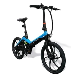 BitBike Fahrräder BitBike Unisex – Erwachsene S9-Miami Blue Elektrofahrrad Klapprad, Einheitsgröße