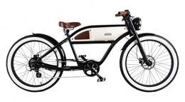 Blast Bikes Fahrräder Blast Bikes - The Classic Black + Beige Greaser - Retro Pedelec Vintage Fahrrad Schwarz