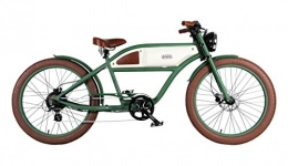 Blast Bikes - The Classic Green + Beige Greaser - Retro Pedelec Vintage Fahrrad Grn Beige