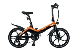 Blaupunkt Fahrräder Blaupunkt Fiene 20 Zoll E-Faltrad orange / schwarz inkl. Dot Blue Lenkertasche LT 300