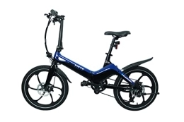 Blaupunkt Elektrofahrräder Blaupunkt Fiete 20 Zoll E-Faltrad blau / schwarz inkl. Dot Blue Lenkertasche LT 300