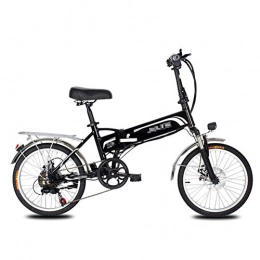BMXzz Fahrräder BMXzz Klappbares E-Bike, 20 Zoll Elektrofahrrad 48V 10, 5 Ah Lithium-Ionen Akku 350W Heckmotor 7 Gang Schaltung Alu-Rahmen E-Citybike, Schwarz