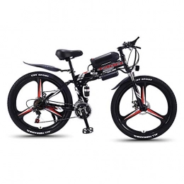 Breeze Elektrofahrräder BREEZE 26''E-Bike für Erwachsene Elektrisches Mountainbike mit LED-Scheinwerfer Und 36V 13AH Lithium-Ionen Batterie 350W Elektro Fahrrad für Männer Frauen, B Black red