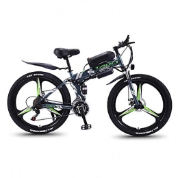 Breeze Elektrofahrräder BREEZE 26''E-Bike für Erwachsene Elektrisches Mountainbike mit LED-Scheinwerfer Und 36V 13AH Lithium-Ionen Batterie 350W Elektro Fahrrad für Männer Frauen, B Gray Green