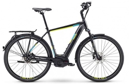 breezer Elektrofahrräder breezer Powertrip Evo IG 1.1+ Bosch Elektro Fahrrad 2019 (28" Herren Diamant 55cm, Black / Lime Green)