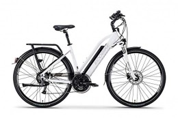 breluxx Fahrräder breluxx® ecobike Cross Lady White 28" Trekkingfahrrad Urban City E-Bike Elektrofahrrad Pedelec 36V, 250W 13Ah, Scheibenbremsen, Shimano Acera Kettenschaltung, weiß, Made in EU