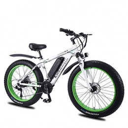 Caige Fahrräder Caige Elektroräder 350W 26" mit austauschbaren Lithium-Batterie-elektrisches Motorschlitten, 27 Geschwindigkeit, Weiß, 13AH