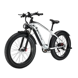 CANTAKEL Elektrofahrräder CANTAKEL 26-Zoll-Fat-Reifen-Elektrofahrrad mit Abnehmbarer 48-V-19AH-Lithiumbatterie, LCD-Instrument für Mountainbike-E-Bikes und Hydraulischem Bremssystem