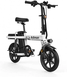 CASTOR Elektrofahrräder CASTOR Elektrofahrräder Schnelle elektrische Fahrräder für Erwachsene 14 Zoll 48 V 8AH Lithium Batterie Elektrische Fahrradlicht Fahren Erwachsene Batterie Abnehmbare Aluminiumlegierung Pendler Ebike