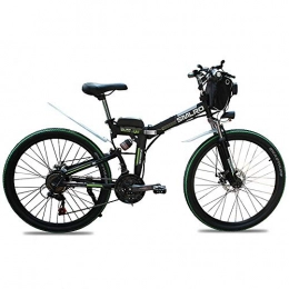 CBA BING Elektrofahrräder CBA BING Elektrisches Klapprad Mountainbike (E-Bike Commuter Bike mit 36 V Lithium-Batterie-Aufladung) Elektrisches Fahrrad mit 21-Gang-Schaltung und Zwei Betriebsarten