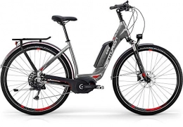 Centurion Fahrräder CENTURION E-Fire City R850 2019, Rahmengröße:43 cm (26 Zoll), Farbe:Weiß / Grau / Rot